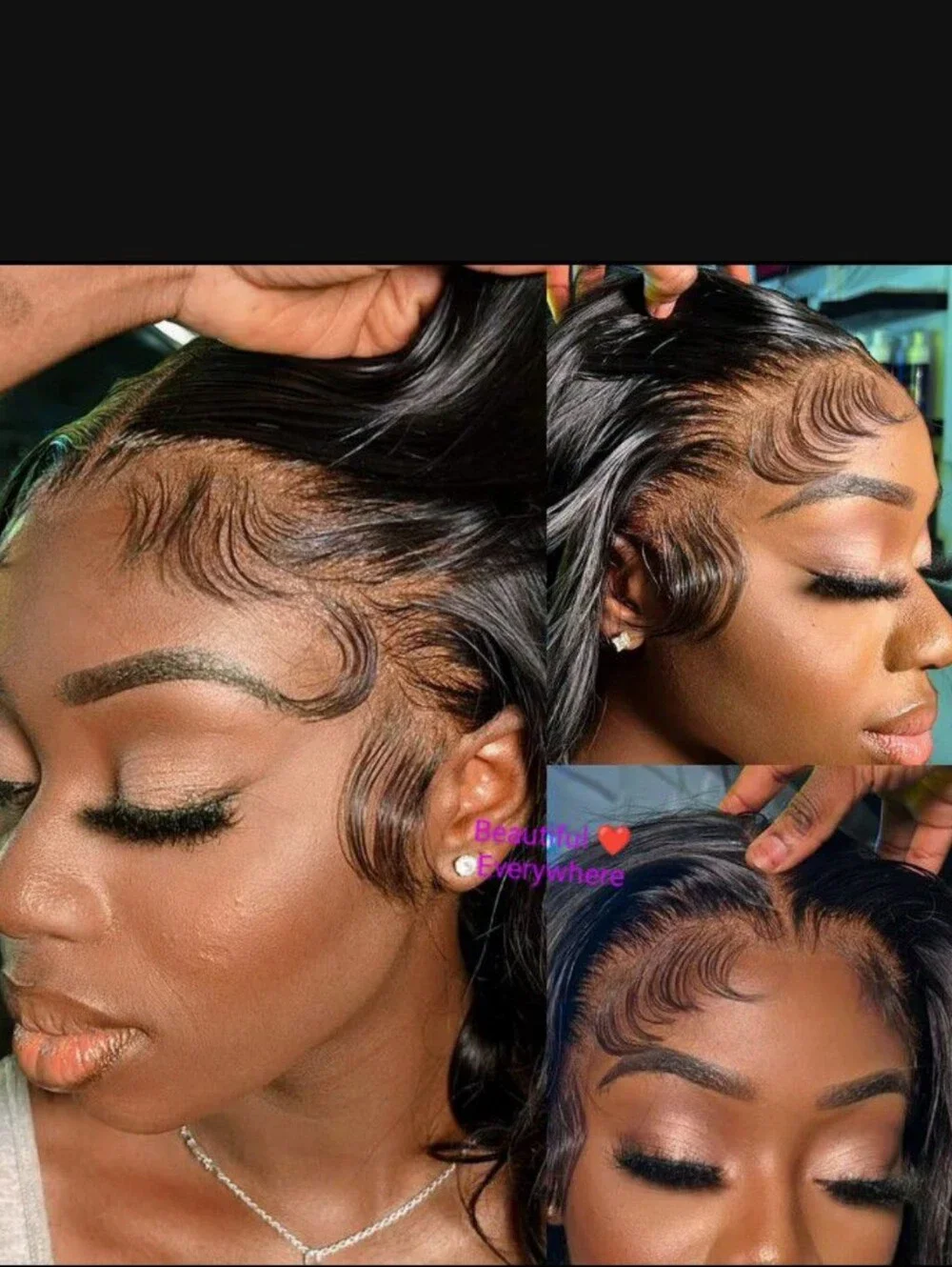Human hair lace wig